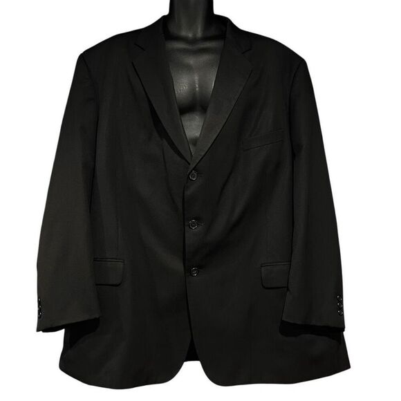 Millennium Collection Black Suit Jacket Blazer Men’s 3XL 54R - Picture 1 of 6